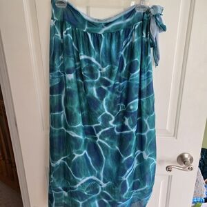 & Other Stories Aqua Blue Swim Sarong